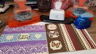 Card making ideas | using punches to embellish cards....