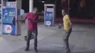 PHARRELL WILLIAMS - HAPPY (Twins Dancing In The Gas Station Video)