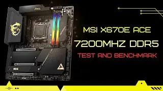 Running 7200mhz DDR5 on MSI X670E ACE - AM5 Now supports high memory speed!