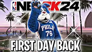 FIRST DAY BACK ON 2K24!!!!!!!!