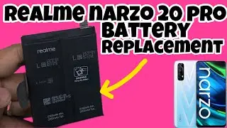 REALME NARZO 20 PRO BATTERY REPLACEMENT | HOW TO CHANGE REALME NARZO 20 PRO BATTERY 
