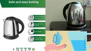 Philips HD9303/02 1.2-Litre Electric Kettle | unboxing + how to use
