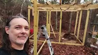 Working on a new chicken coop