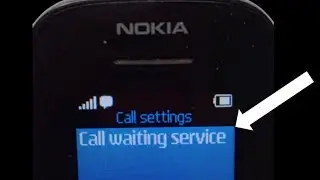 Nokia 105 Keypad Mobile Phone Call Waiting Service Setting