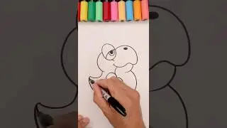 I TRY DRAWING BABY YOSHI 🍄
