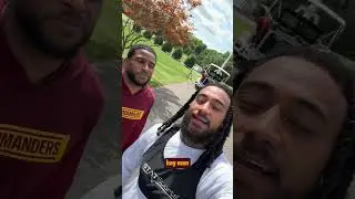 ready to #RaiseHail 🫡 #Washington #Commanders #NFL #football #selfie #video #shorts