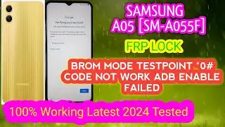 Samsung A05 (A055F) FRP Unlock Free Tool | FRP Unlock Download Mode Frp Unlock tool Frp Odin Mode