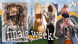 finals week at art school *RISD freshman year* 🥠