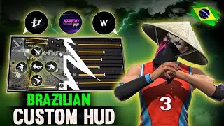 BRAZILIAN🇧🇷CUSTOM HUD FREE FIRE FASTEST 3 FINGER HUD ||🗿|| 3 FINGER BEST MOVEMENT CUSTOM HUD ☠️ 🥶