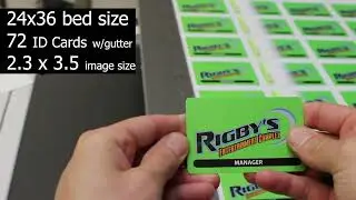 Print ID Cards with Xanté UV Flatbeds