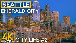 Stunning Views from Seattle Waterfront in 4K HDR - Short Video of the Emerald City from Pier 66 - #2