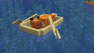 Minecraft Fox - Just Keep Paddling