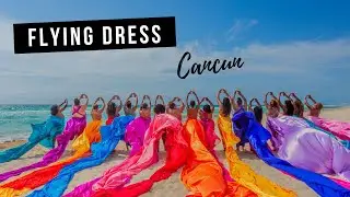 Flying dress cancun photos