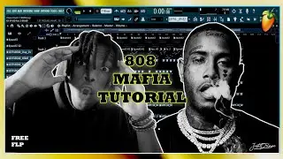 HOW TO MAKE 808MAFIA TYPE BEAT IN FL STUDIO | FREE FLP