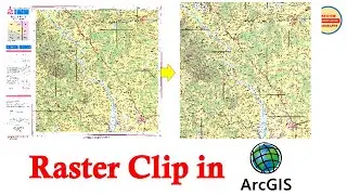 Toposheet Clip by Latitude and Longitude || Raster Clipping by Co-ordinates ||