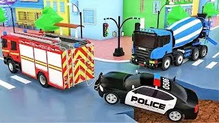 #Learncolors for children with street vehicles and construction