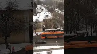 троллейбус БКМ 321 нижний новгород маршрут 14  №3206