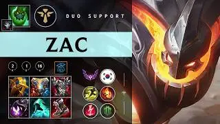 Zac Support vs Leona - KR Master Patch 26.04