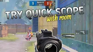 Try Quick Scope With Room 😤😤 || #bgmiroom