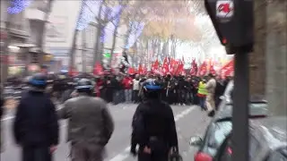 Lyon : Manifestation d'extrême-gauche 