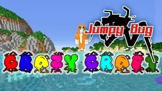 Crazy Craft 3.0 - The hunt for Big Bertha parts continue - Jumpy Bug and Sea Monster fights