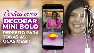 Confira DECORAR MINI BOLO