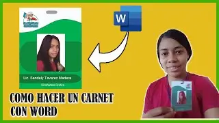 como hacer un carnet con Word