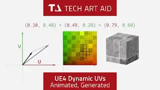 UE4: Dynamic Texture Coordinates (Animated, Generated UVs)