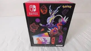 Unboxing the Nintendo switch oled Pokemon scarlet and Violet edition