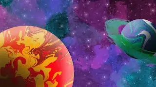 Planets drawing (Procreate)
