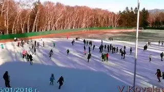Платный  Каток  г.  Партизанска  05.01.2016 г.