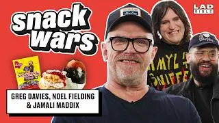 Noel Fielding, Greg Davies & Jamali Maddix Try Foods From Around The World | Snack Wars