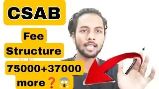 New Update⚠️|Csab Counselling Fee Structure|Fee Structure for Csab Counselling