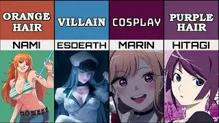 Best Anime Waifu of Each Category