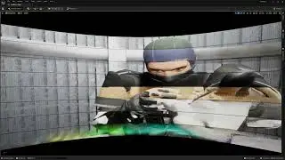 The result of working with video material within the game