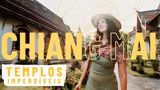 CHIANG MAI vlog: TEMPLOS mais bonitos para visitar a pé e o que mais fazer na cidade em 1 dia