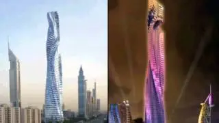 Dubai Moving Skyscrapers is Comming Zoon.80 Floor Tower (Dynamic Tower)