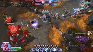 John and Friends Plays Heroes of the Storm - [Haunted Mines] - Jaina is my ice queen!