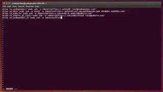 SSH shortcuts through Bash aliases on Ubuntu