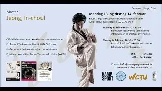 Taekwondo Seminar in Oslo(Norway) 2023
