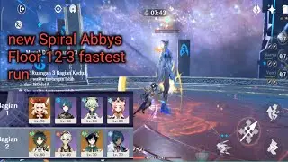 fastest run New Abbys floor 12-3 Klee X xiao delete all challenge in spiral abbys.