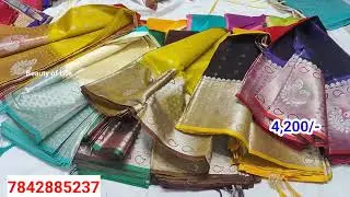 Latest Mangalagiri Pattu Sarees  ll మంగళగిరి పట్టు చీరలు #sareelovers