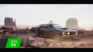 Unreal Engine 4.25 - Mustang Boss 429 at Monument Valley RTX ON