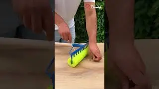 Foam squeegee tool for removing water from pavement! 