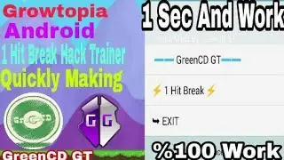 Growtopia | Android | 1 Hit Break Hack Trainer | Quickly Making