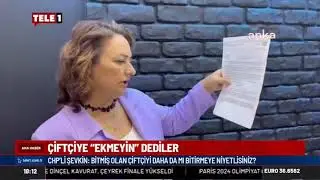 🔴 ÇİFTÇİYE “SU YOK, EKMEYİN” YAZISI!-TELE-1 TV