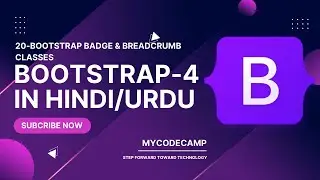 Bootstrap Tutorial in 2022 | Bootstrap Badge & Breadcrumb | Bootstrap Badge & Breadcrumb Classes