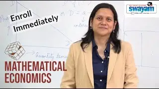 Mathematical Economics | Introductory Video | MOOC on 