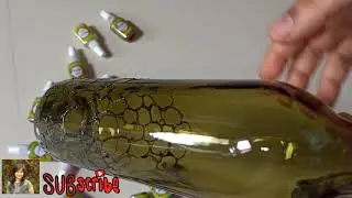 Bottle art/ bottle light/ bottle cork light