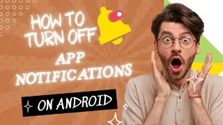 How Do I Turn Off Notifications On This Phone On Android || Stop Notifications